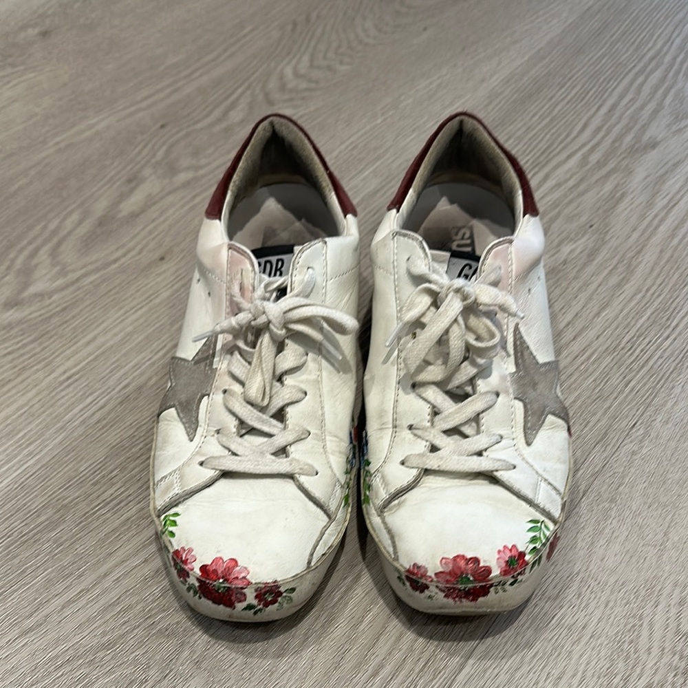Golden Goose Floral Superstar Sneakers - Picture 2 of 8
